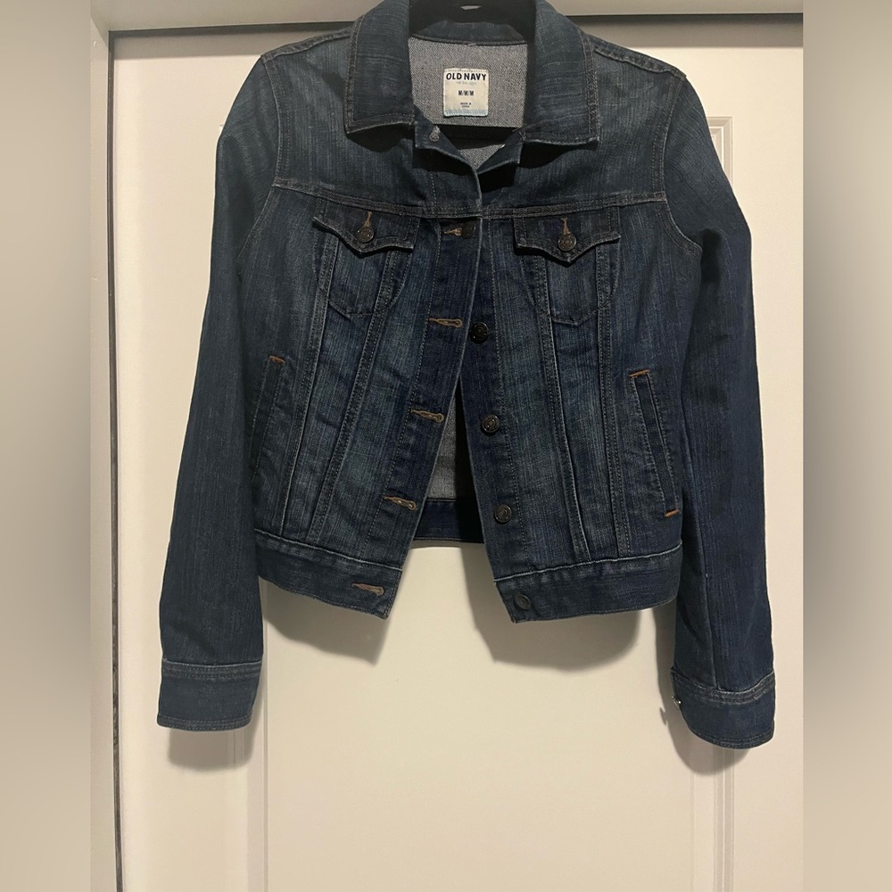 Old Navy Dark Blue Jean Jacket
